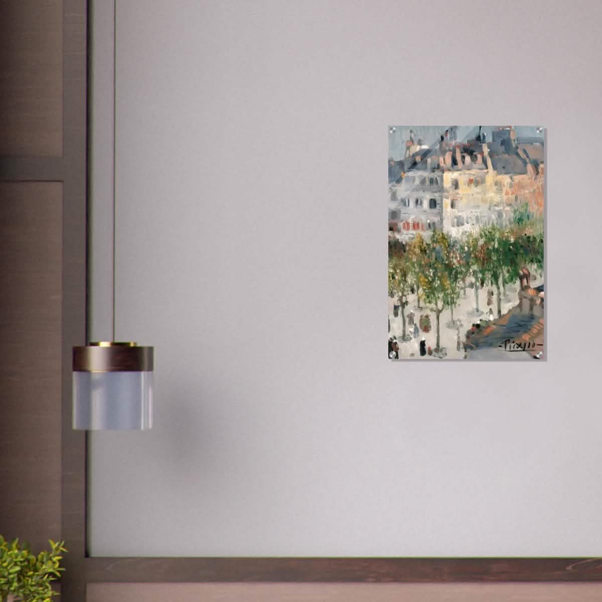 Boulevard de Clichy by Pablo Picasso 1901 - Aluminum Print - 30x45 cm / 12x18″ -