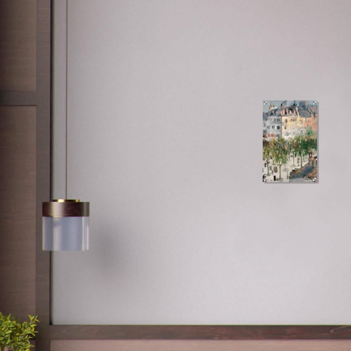 Boulevard de Clichy by Pablo Picasso 1901 - Aluminum Print - 30x45 cm / 12x18″ -