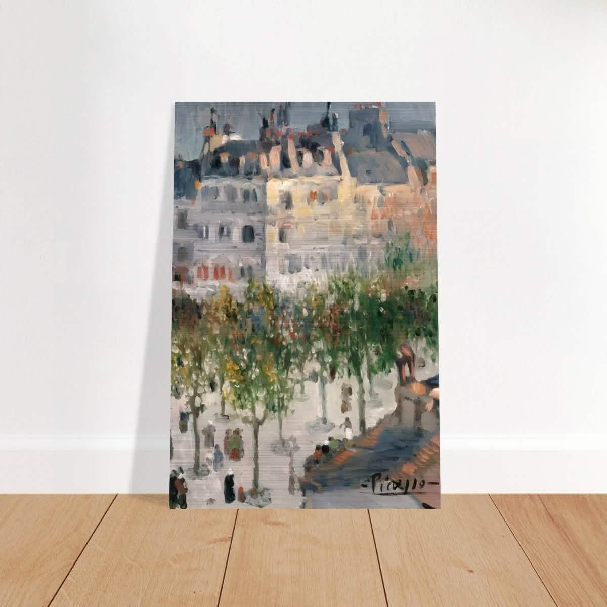 Boulevard de Clichy by Pablo Picasso 1901 - Aluminum Print - 30x45 cm / 12x18″ -