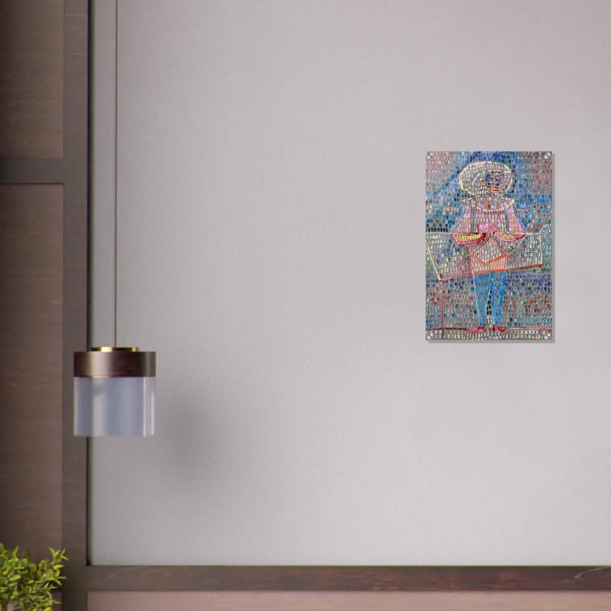 Boy in Fancy Dress by Paul Klee - Acrylic Print - 40x60 cm / 16x24″ -