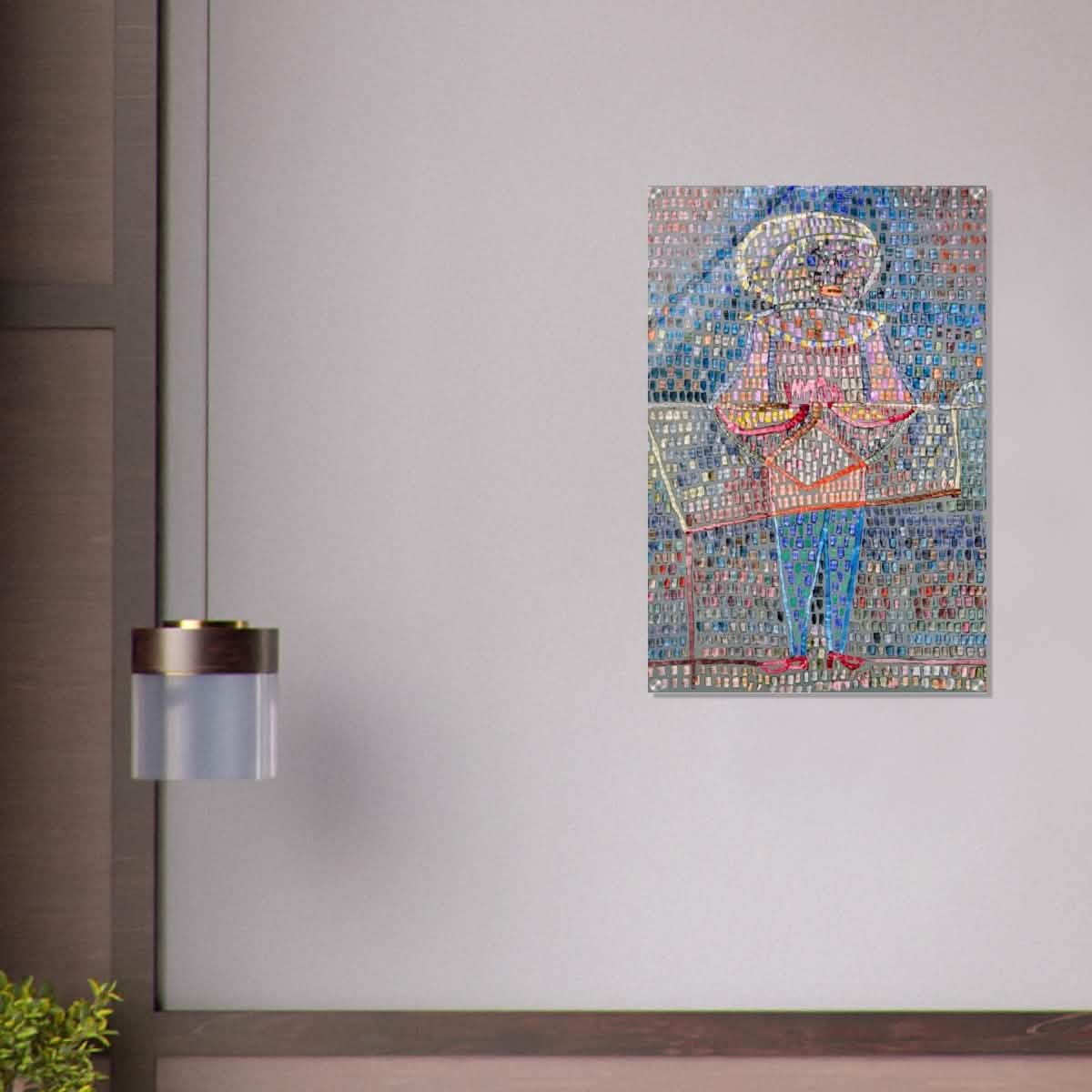 Boy in Fancy Dress by Paul Klee - Acrylic Print - 60x90 cm / 24x36″ -