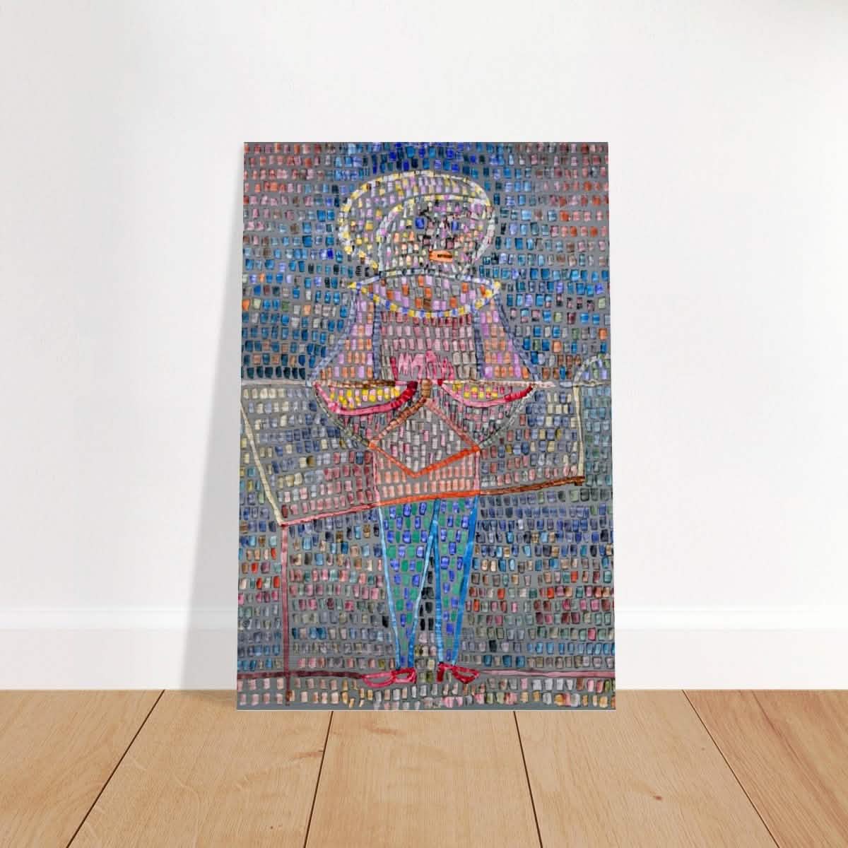 Boy in Fancy Dress by Paul Klee - Brushed Aluminum Print - 50x75 cm / 20x30″ -