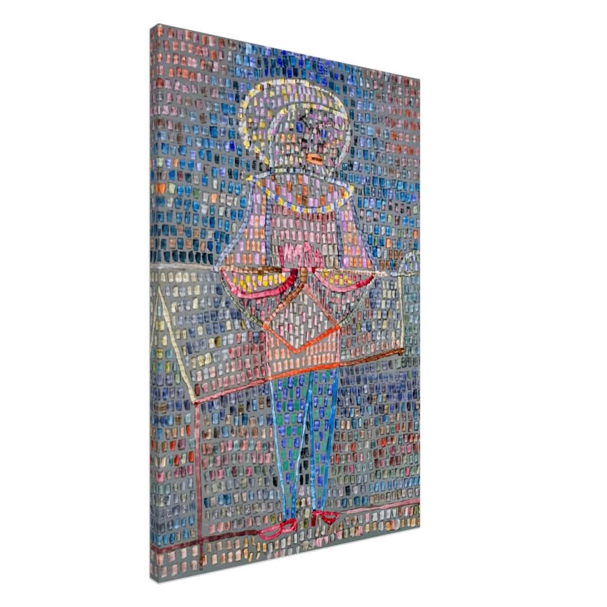 Boy in Fancy Dress by Paul Klee - Canvas - 60x90 cm / 24x36″ - Slim