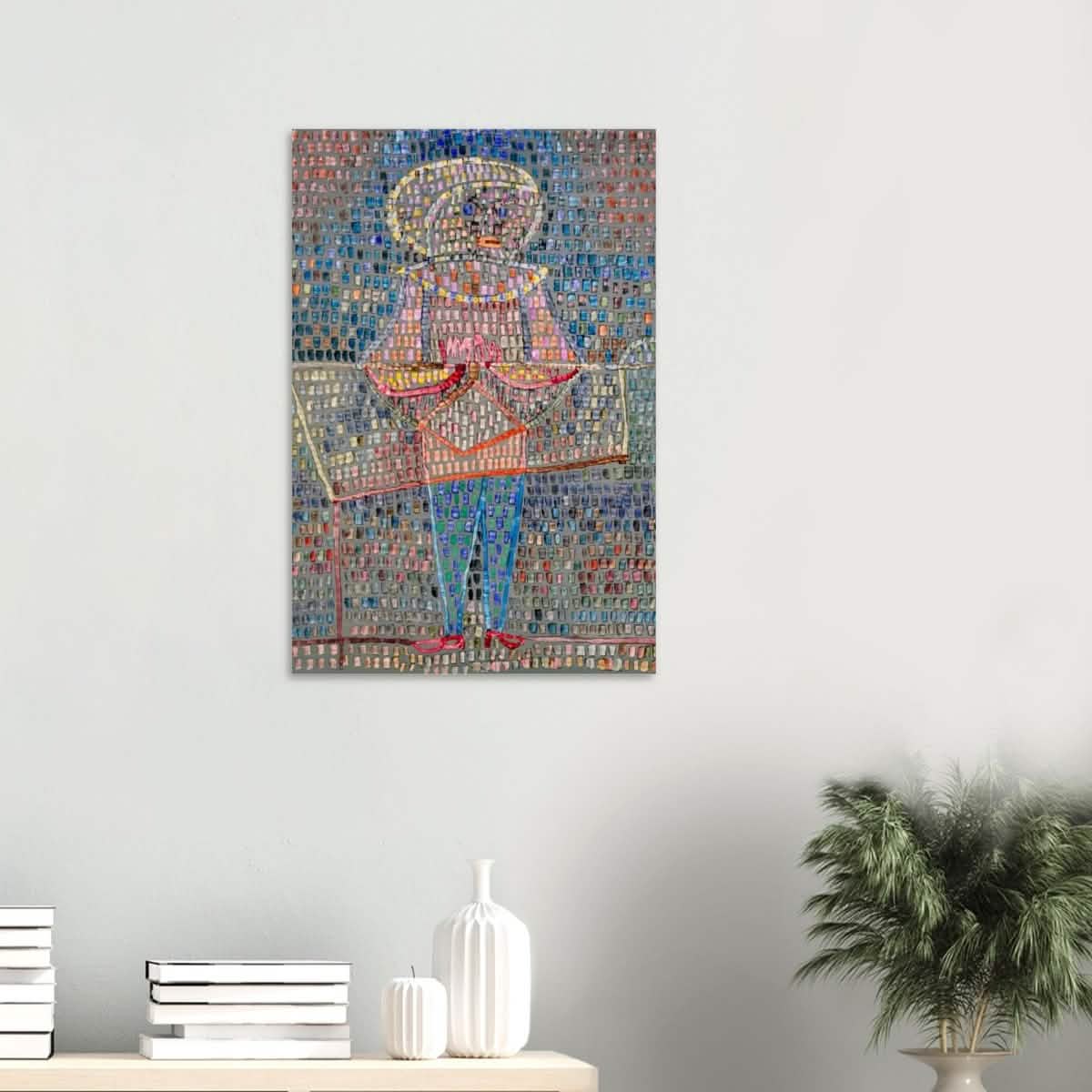 Boy in Fancy Dress by Paul Klee - Wood Prints - 50x75 cm / 20x30″ - 20 mm