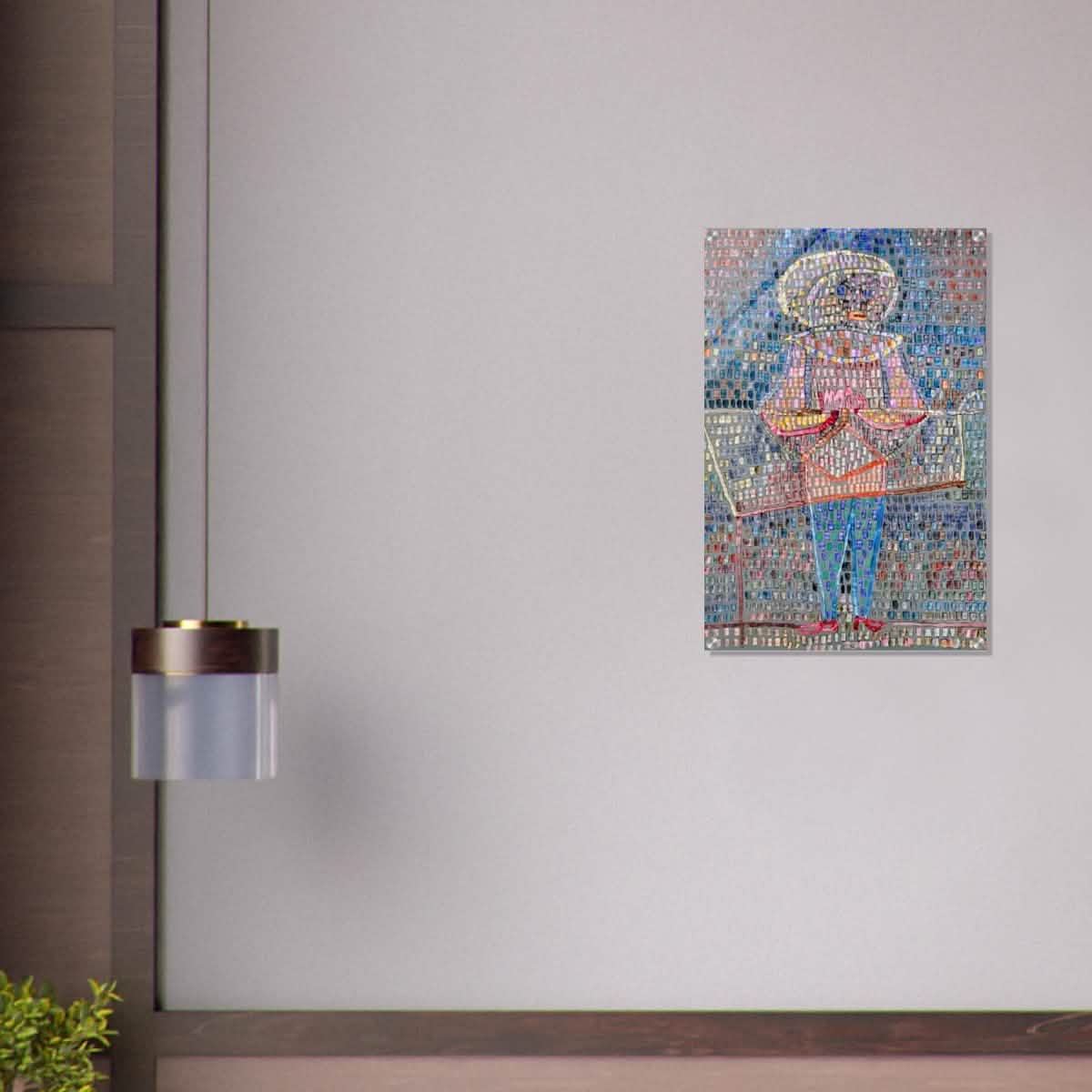 Boy in Fancy Dress by Paul Klee - Acrylic Print - 50x75 cm / 20x30″ -