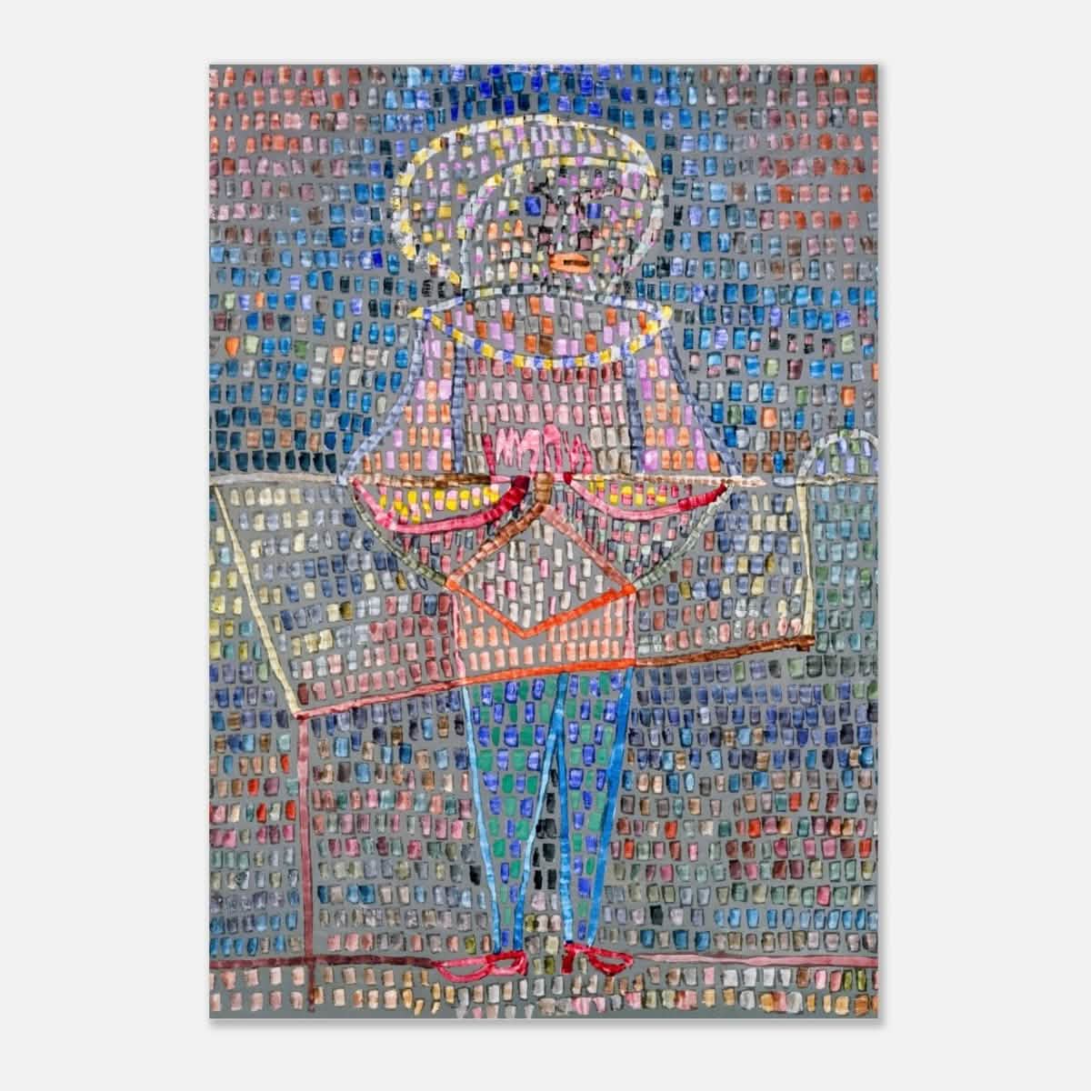 Boy in Fancy Dress by Paul Klee - Aluminum Print - 70x100 cm / 28x40″ -