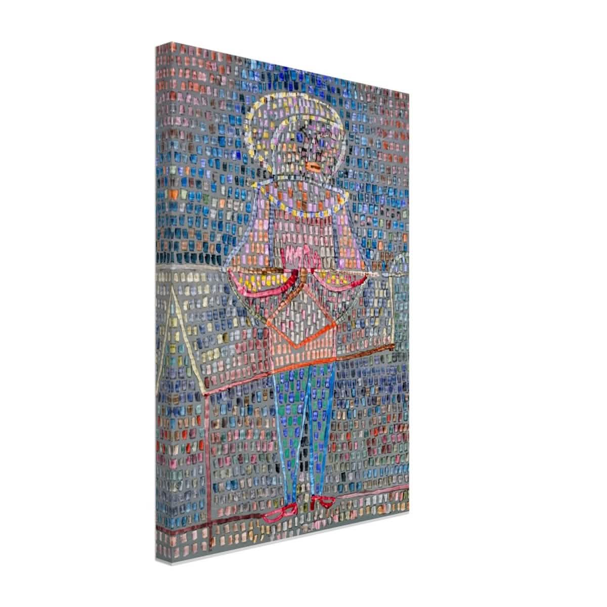 Boy in Fancy Dress by Paul Klee - Canvas - 30x45 cm / 12x18″ - Slim