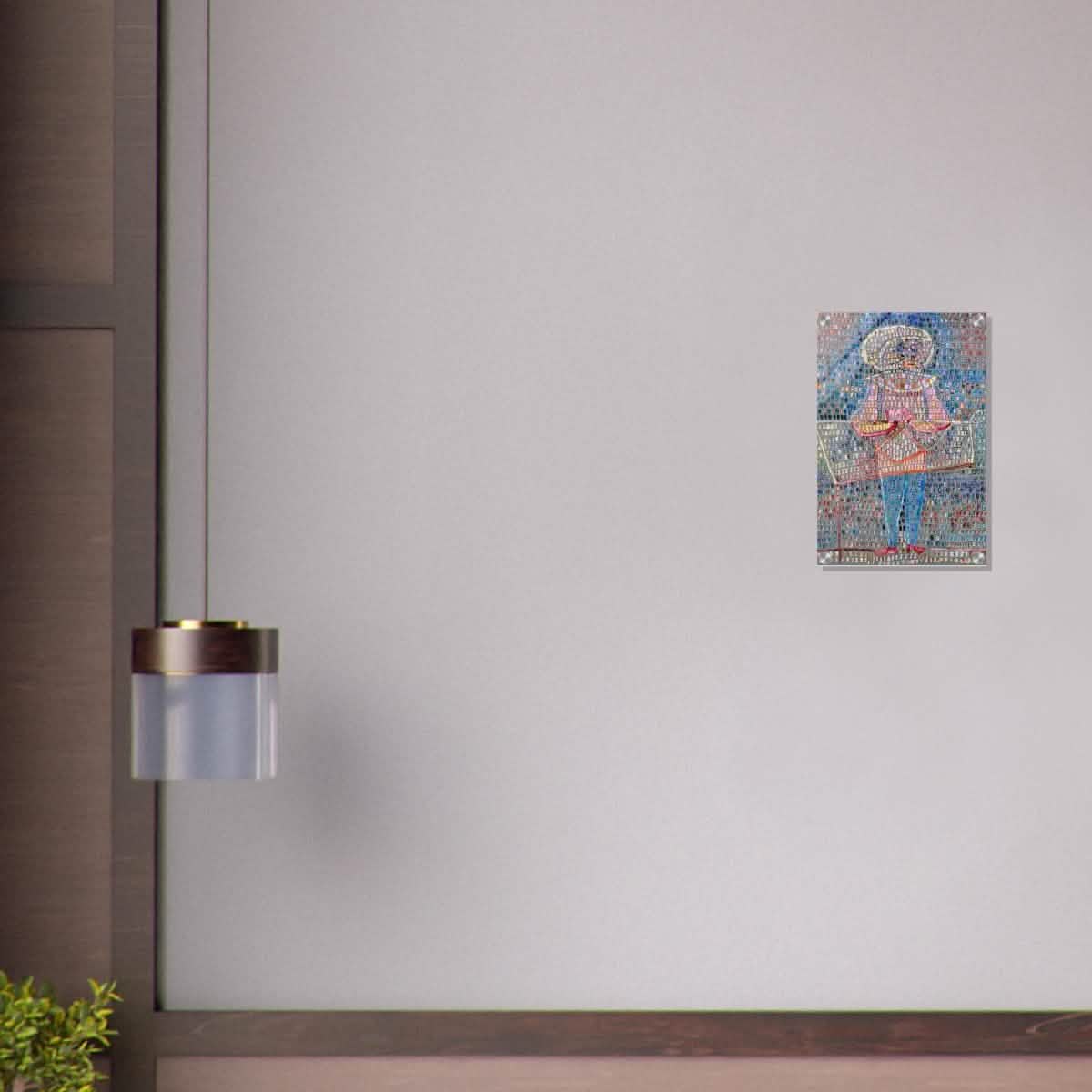 Boy in Fancy Dress by Paul Klee - Acrylic Print - 30x45 cm / 12x18″ -