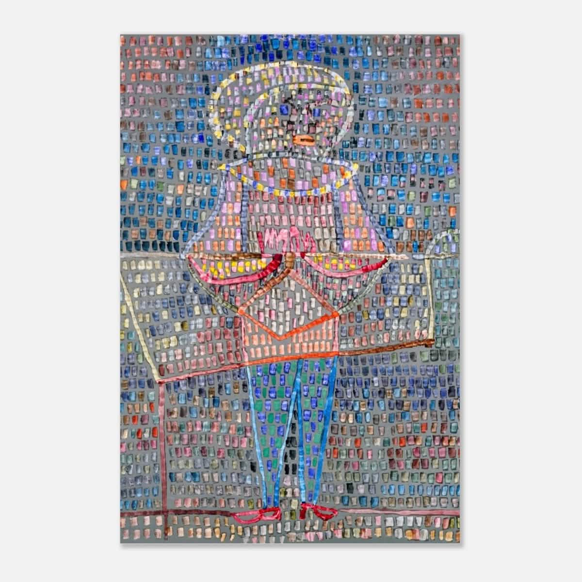Boy in Fancy Dress by Paul Klee - Aluminum Print - 60x90 cm / 24x36″ -