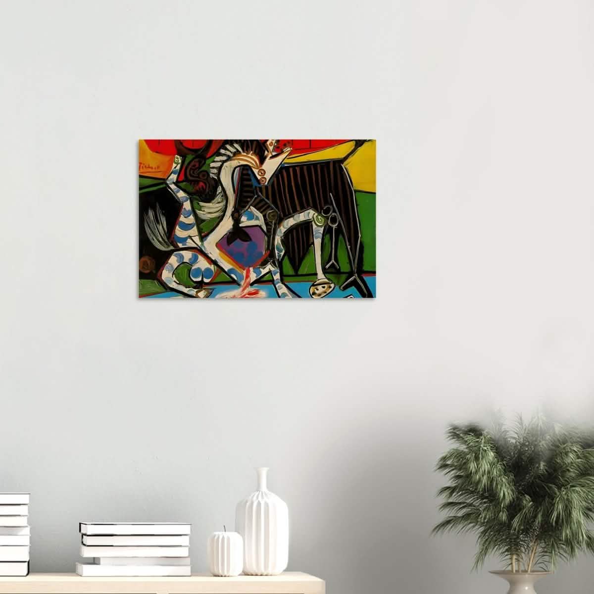 Bullfight by Pablo Picasso 1934 - Wood Prints - 40x60 cm / 16x24″ - 10 mm