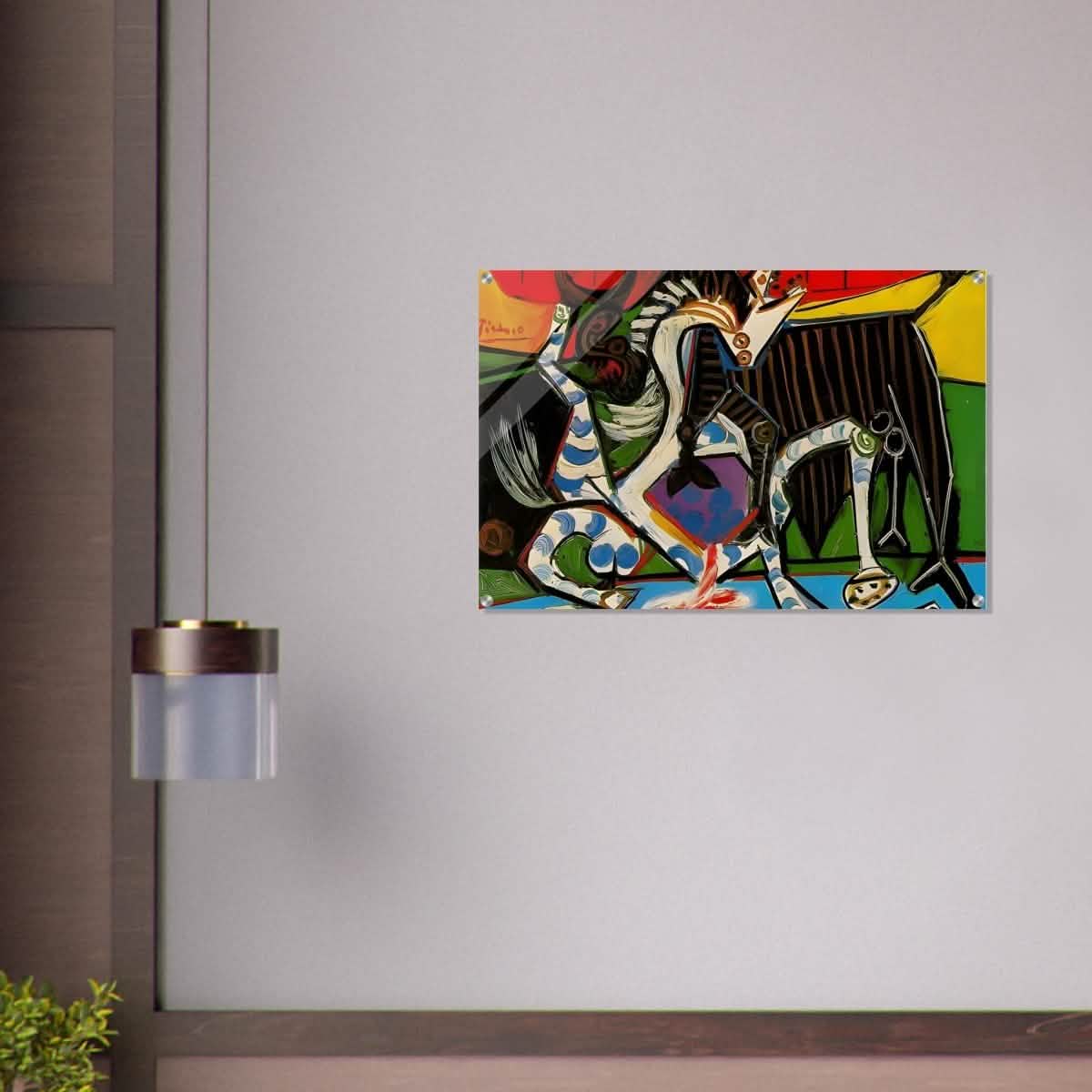 Bullfight by Pablo Picasso 1934 - Acrylic Print - 60x90 cm / 24x36″ -