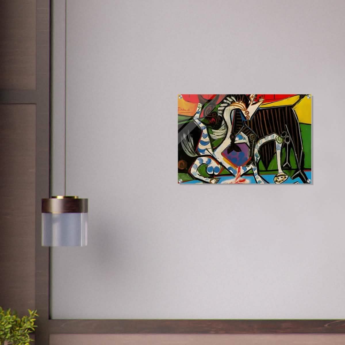 Bullfight by Pablo Picasso 1934 - Acrylic Print - 50x75 cm / 20x30″ -