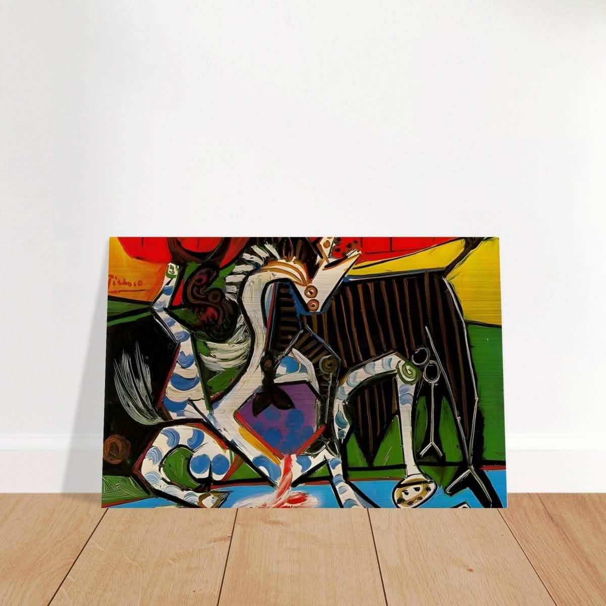 Bullfight by Pablo Picasso 1934 - Brushed Aluminum Print - 40x60 cm / 16x24″ -