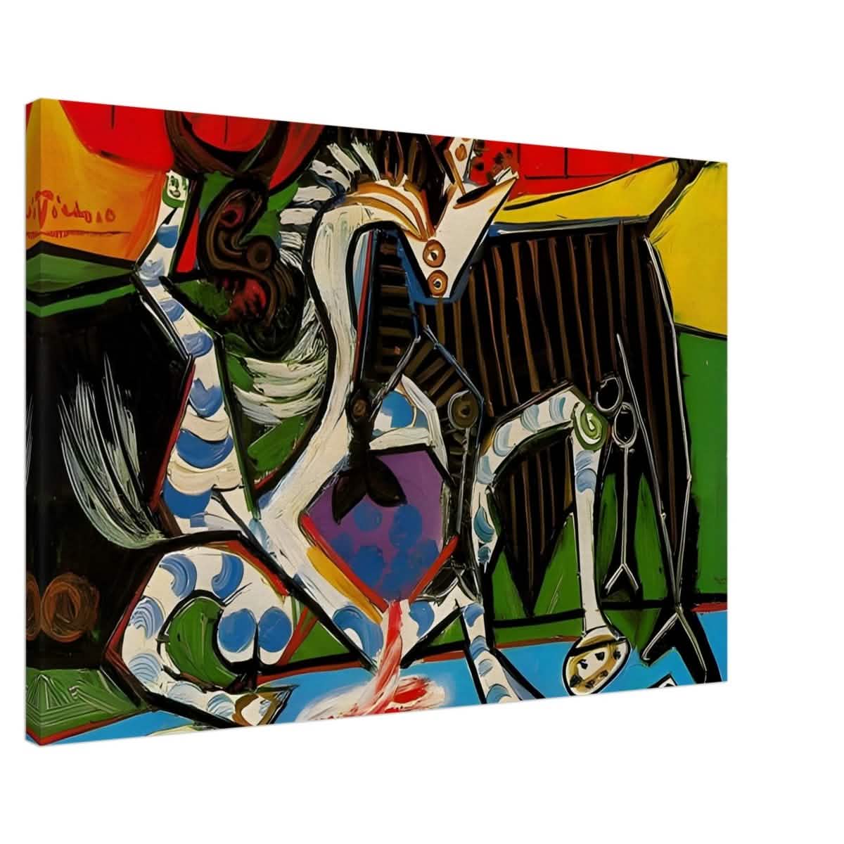 Bullfight by Pablo Picasso 1934 - Canvas - 60x90 cm / 24x36″ - Slim