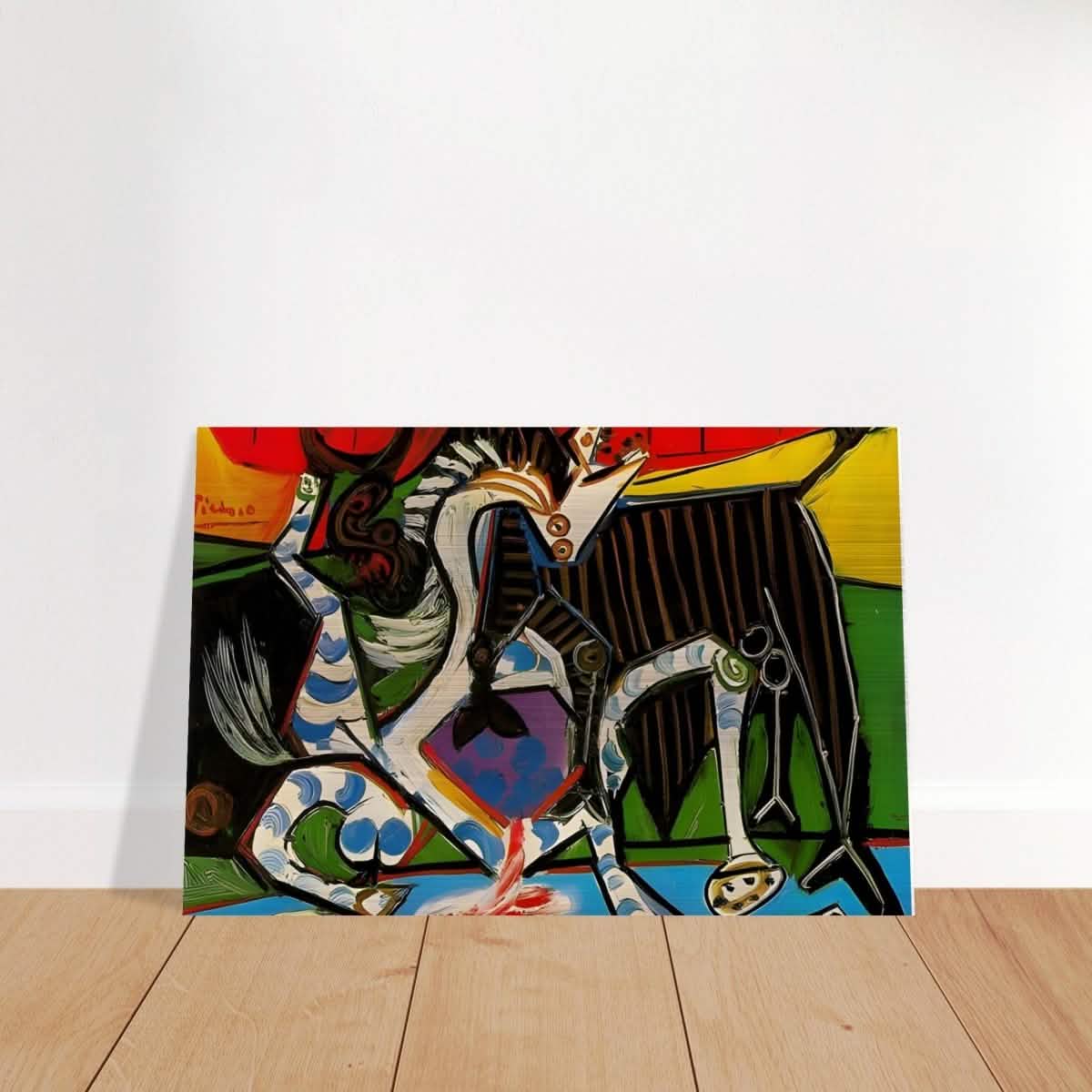 Bullfight by Pablo Picasso 1934 - Brushed Aluminum Print - 30x45 cm / 12x18″ -