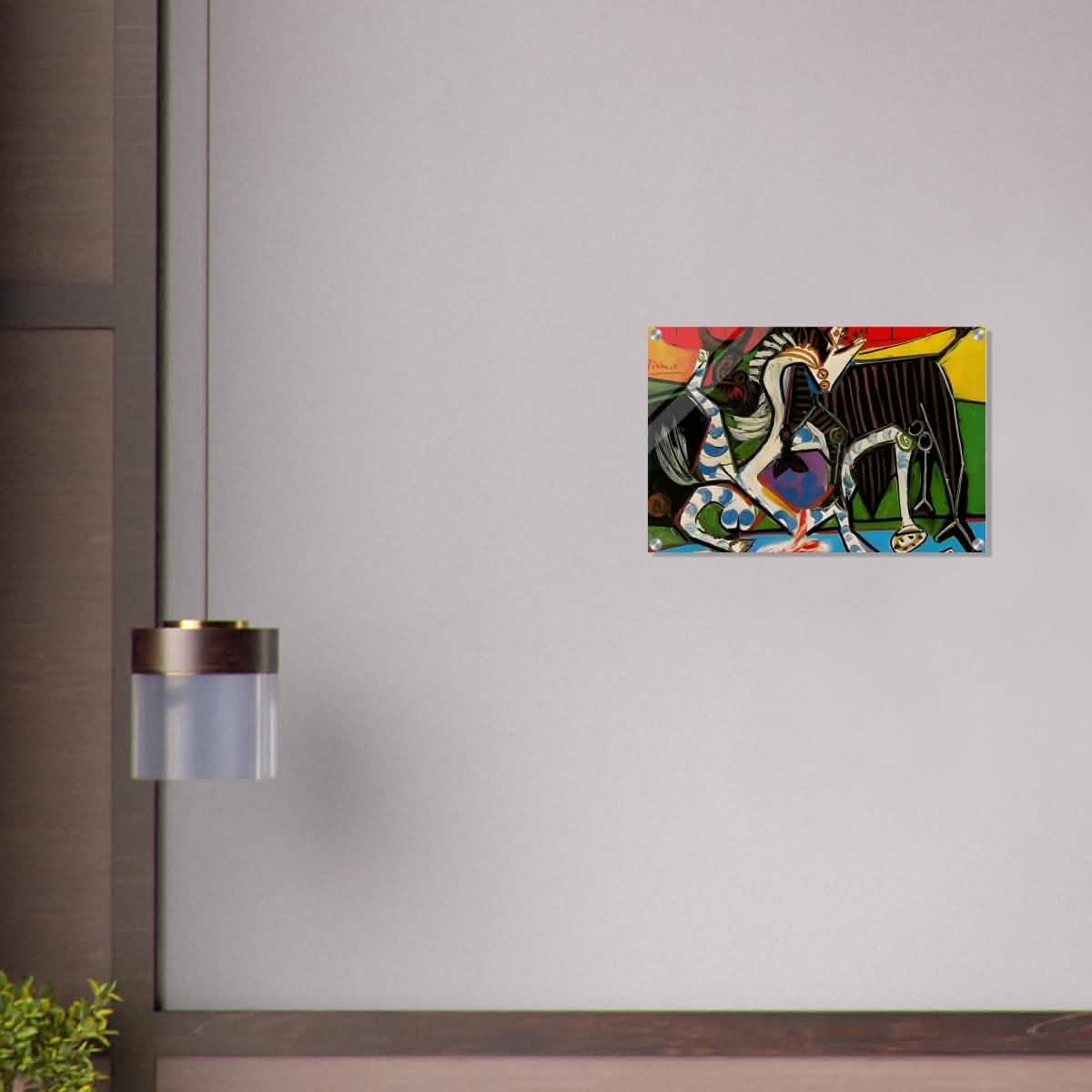 Bullfight by Pablo Picasso 1934 - Acrylic Print - 40x60 cm / 16x24″ -