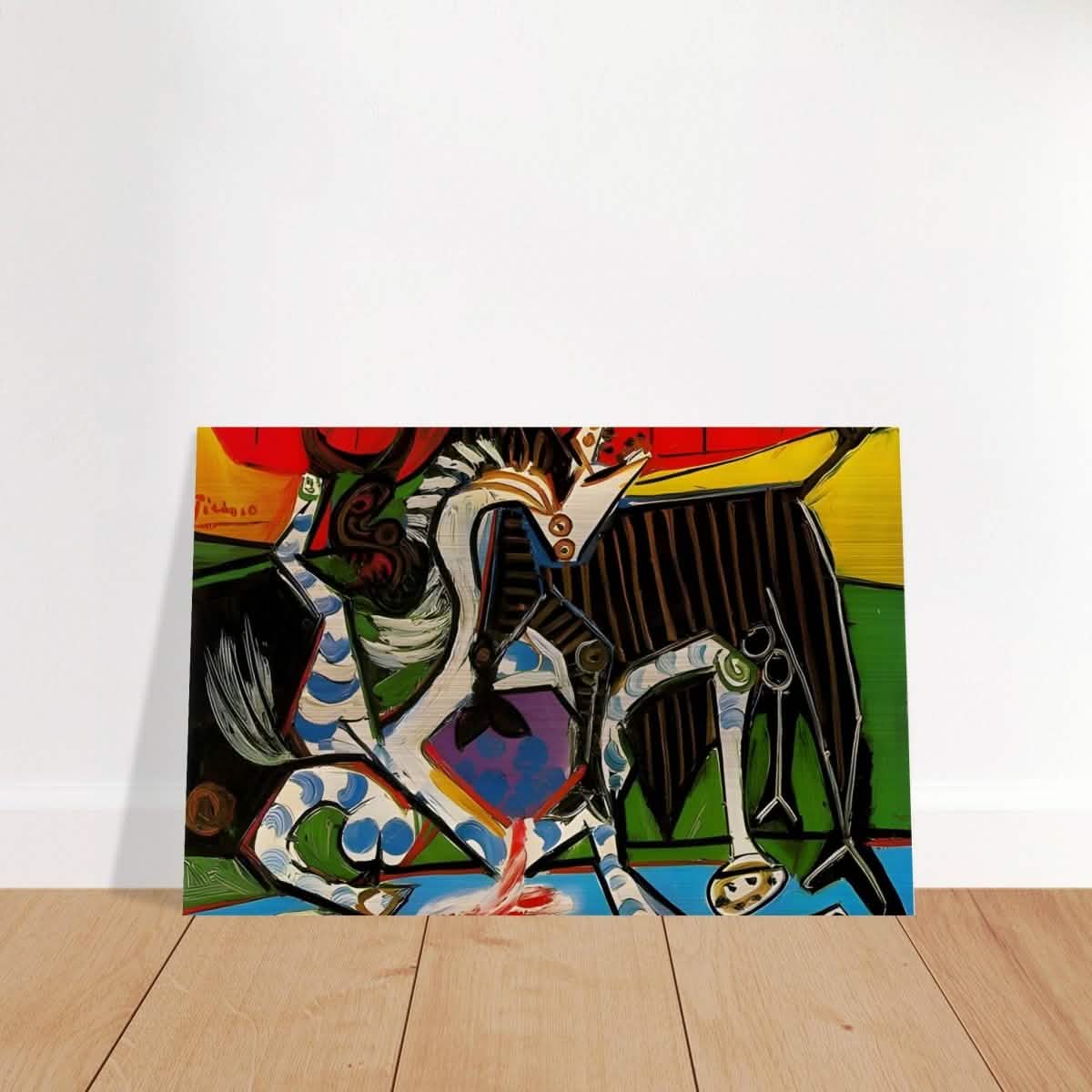 Bullfight by Pablo Picasso 1934 - Brushed Aluminum Print - 50x75 cm / 20x30″ -