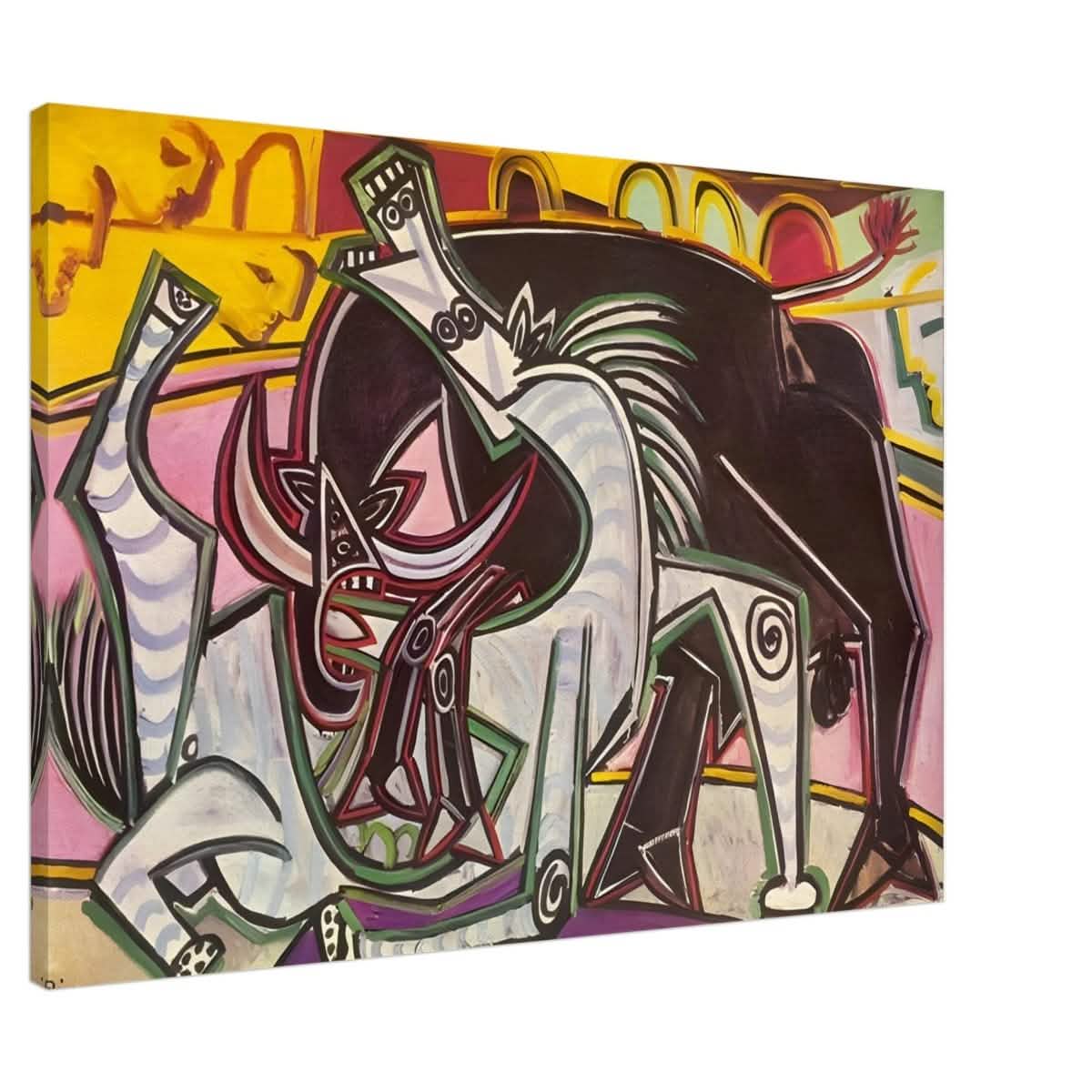Bullfighting Cubism wall art print Pablo Picasso 1934 - Canvas - 50x75 cm / 20x30″ -