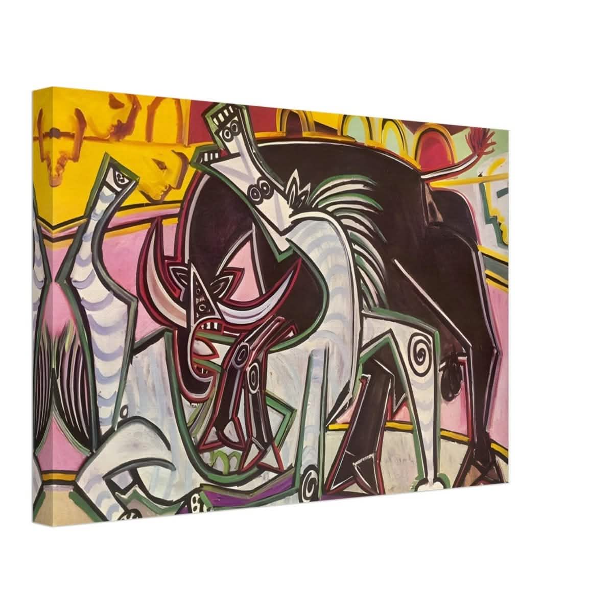 Bullfighting Cubism wall art print Pablo Picasso 1934 - Canvas - 30x45 cm / 12x18″ -