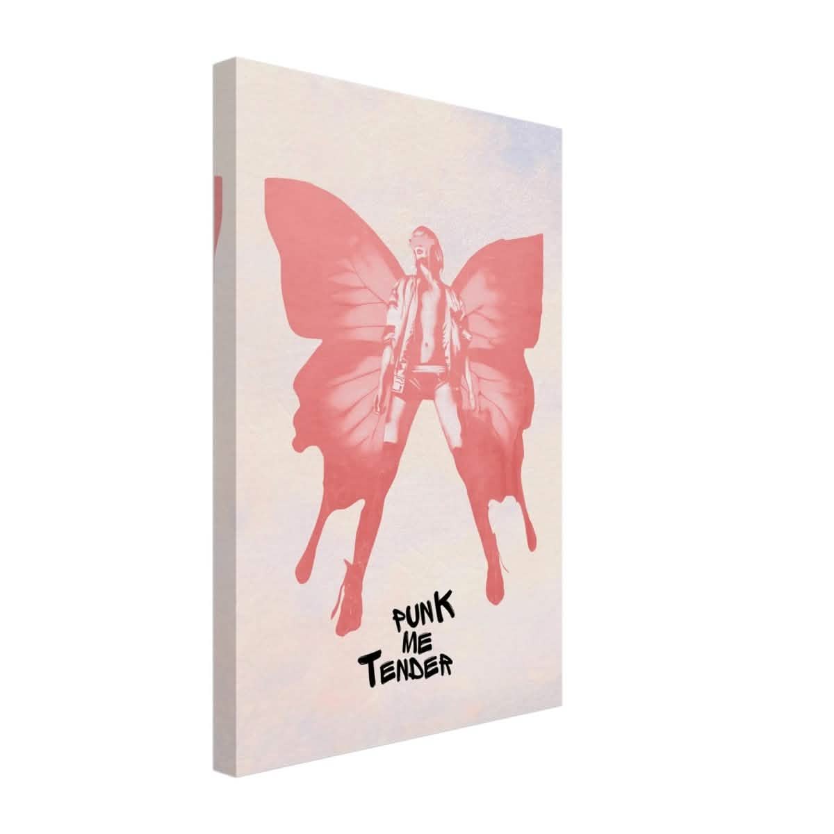 Butterfly Punk | Pop Art wall art print - Canvas - 30x45 cm / 12x18″ -