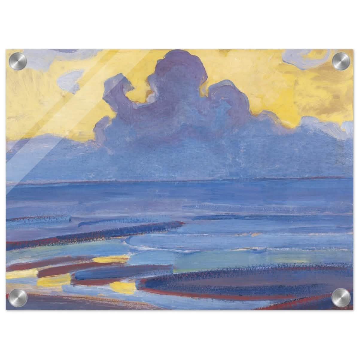 By The Sea 1909 by Piet Mondrian | Vintage wall art print - Acrylic Print - 30x40 cm / 12x16″ -