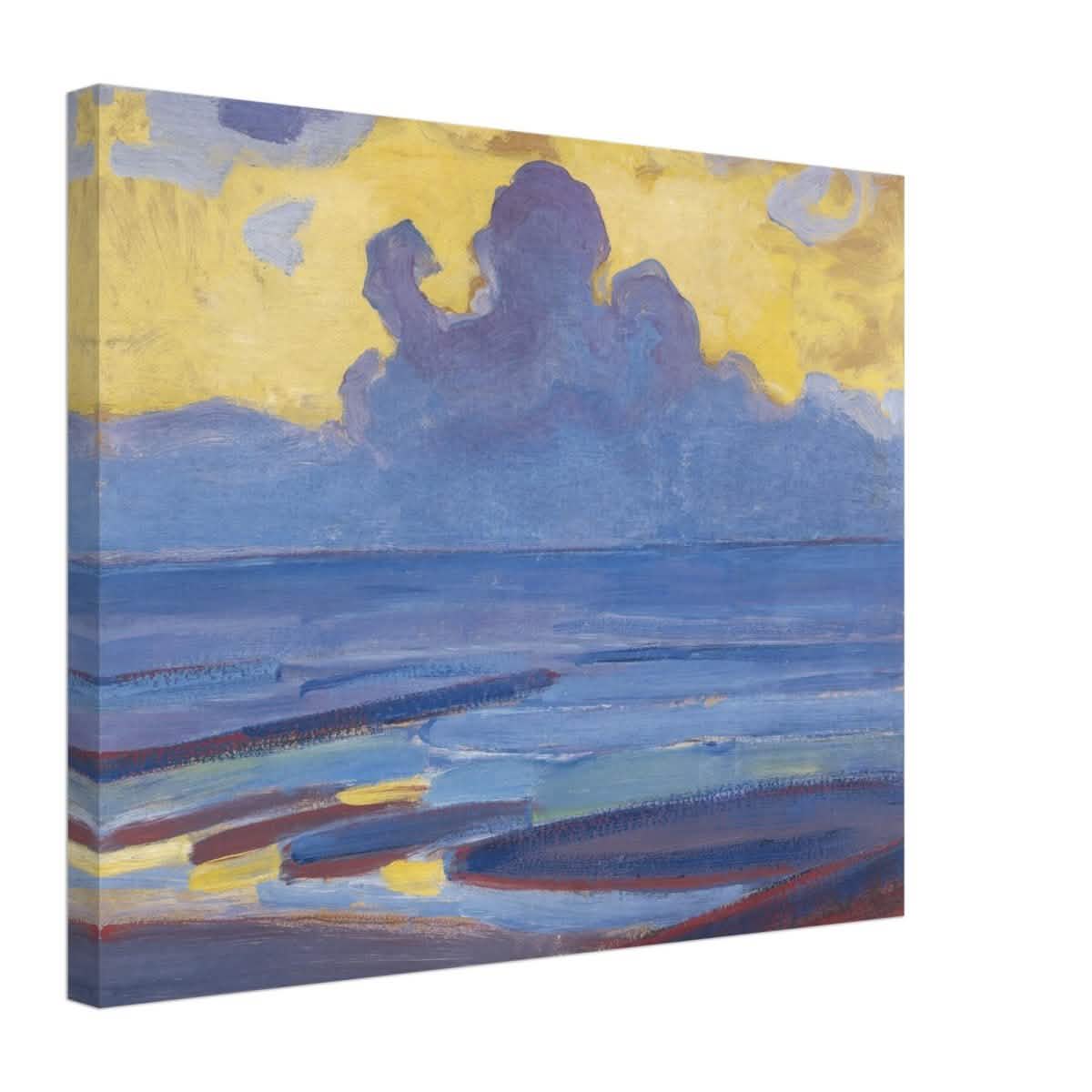 By The Sea 1909 by Piet Mondrian | Vintage wall art print - Canvas - 40x50 cm / 16x20″ -