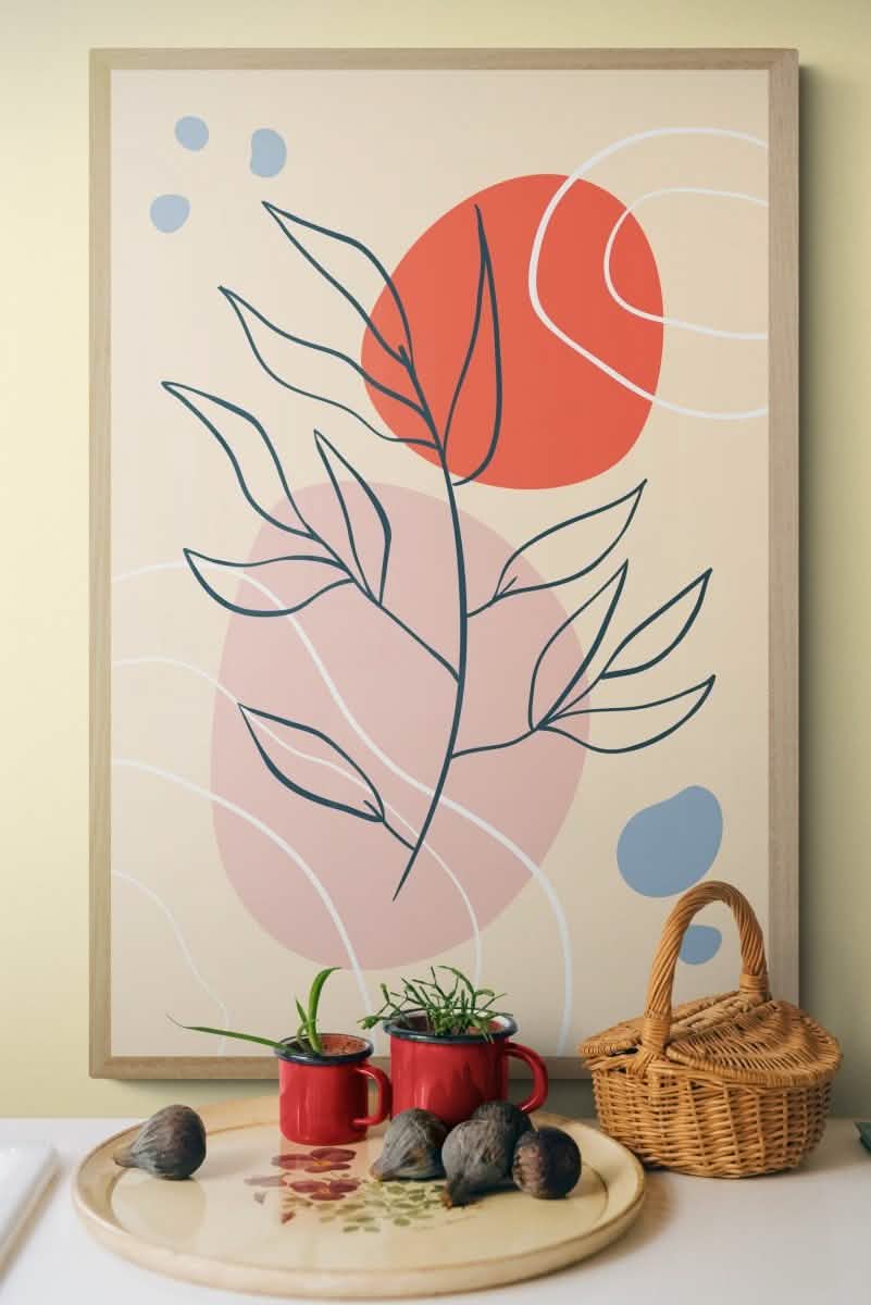 Calm Earth Pair - Canvas - 30X45 CM / 12X18″ -