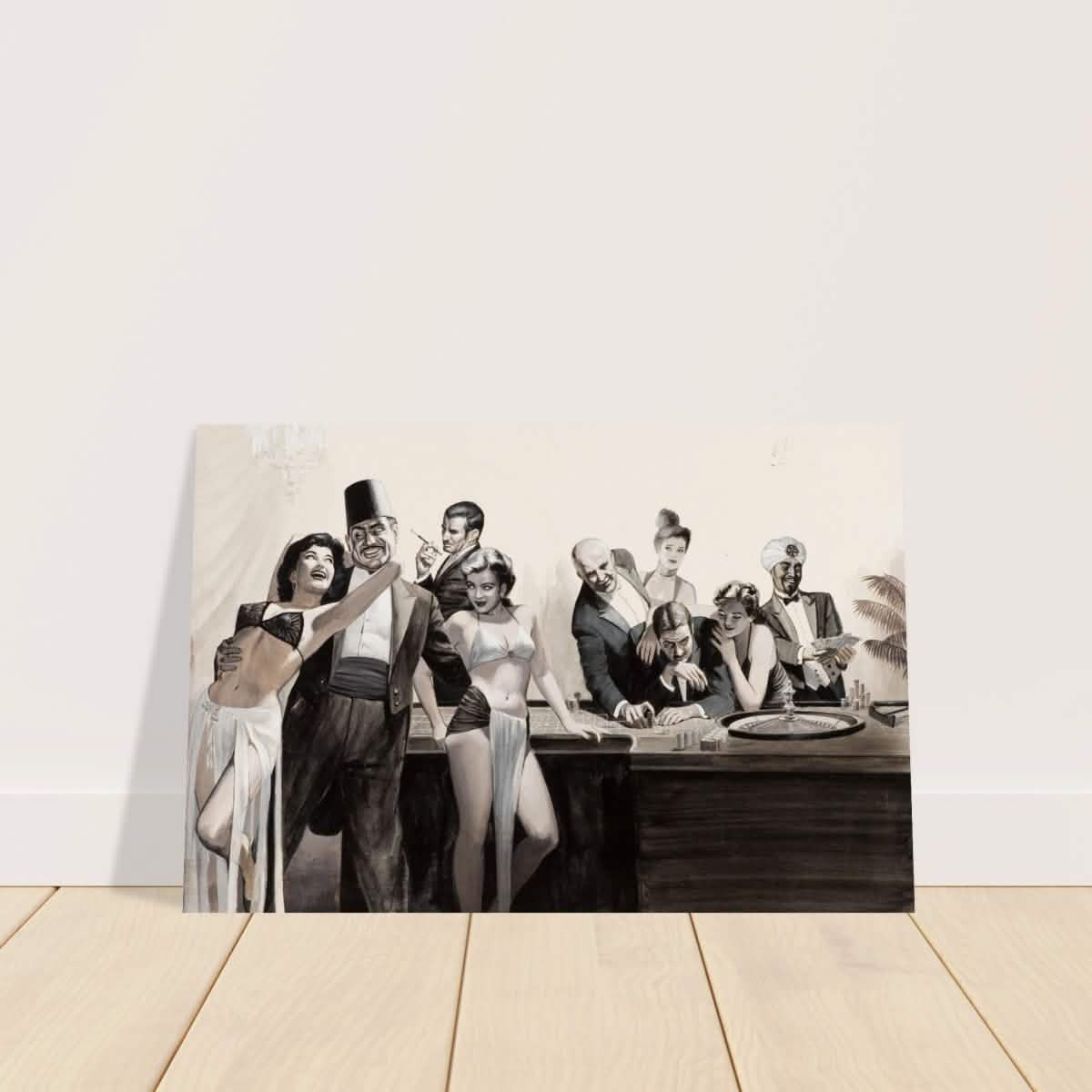 Casino Royale Nights | Vintage Glamour - Aluminum Print - 40x60 cm / 16x24″ -