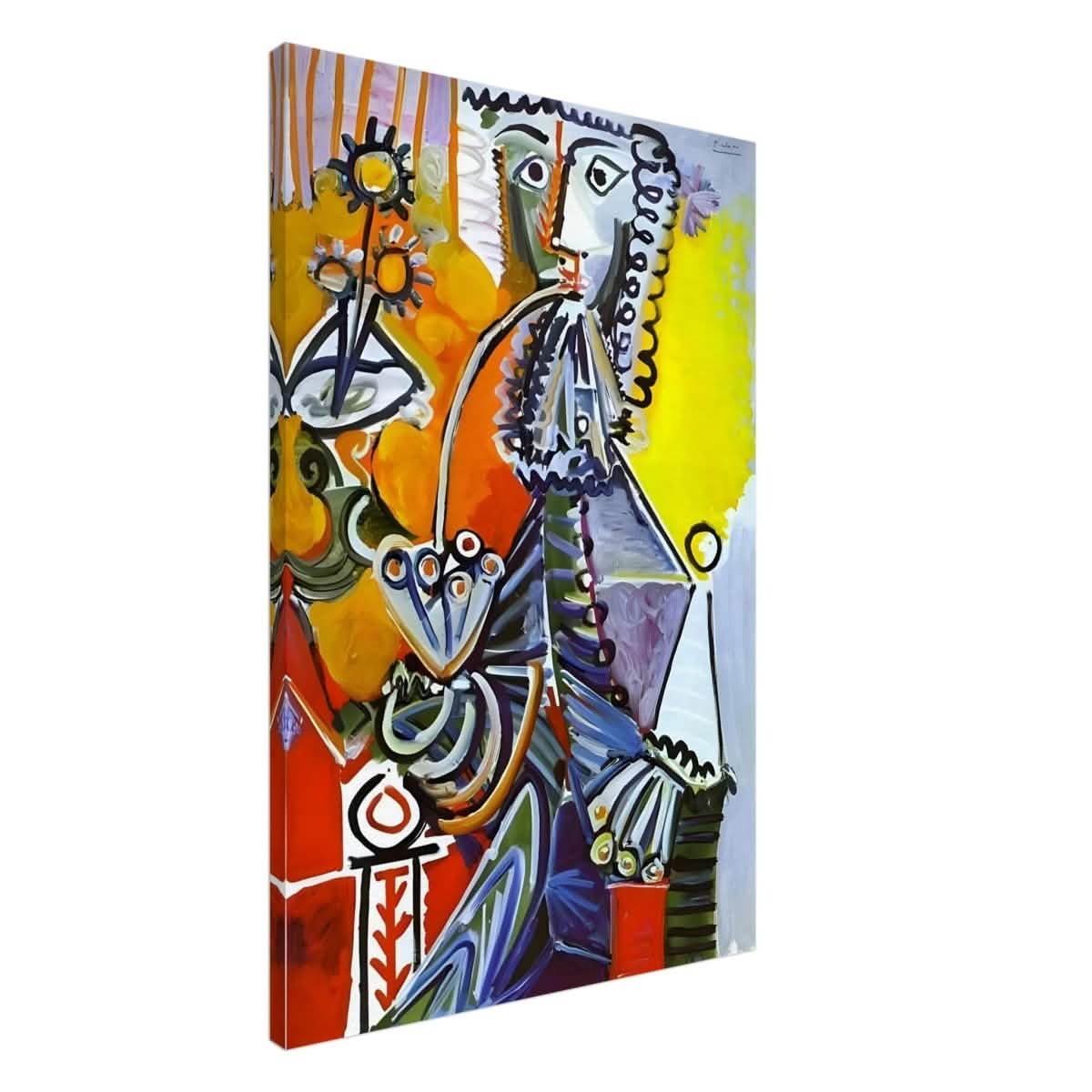 Cavalier with Pipe by Pablo Picasso | Da Vinci Cubism Wall art Print - Acrylic Print - 30x45 cm / 12x18″ -