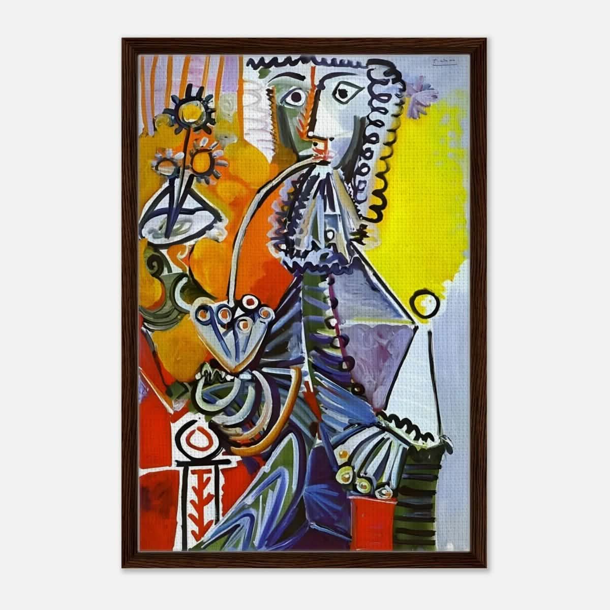 Cavalier with Pipe by Pablo Picasso | Da Vinci Cubism Wall art Print - Acrylic Print - 30x45 cm / 12x18″ -