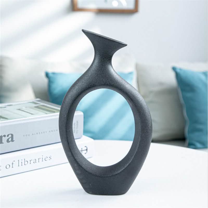 Ceramic Art Living Room Decoration Ornaments Flower Stand - I -