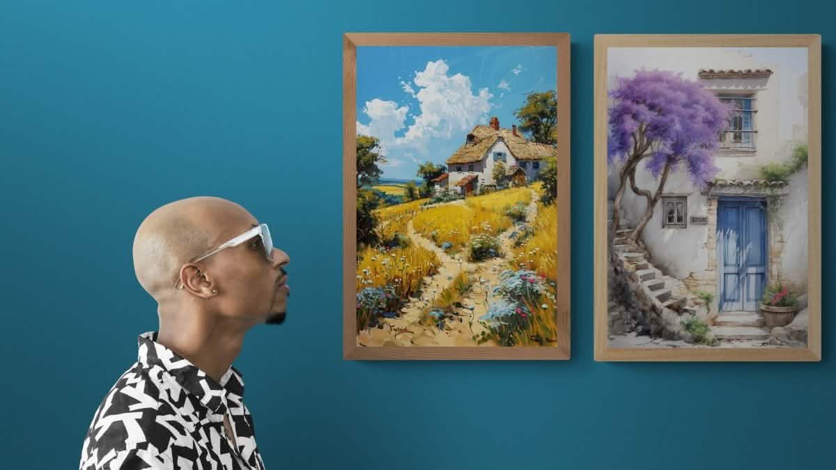 Charming Getaways Set | Mediterranean Escape - Canvas - 30X45 CM / 12X18″ -