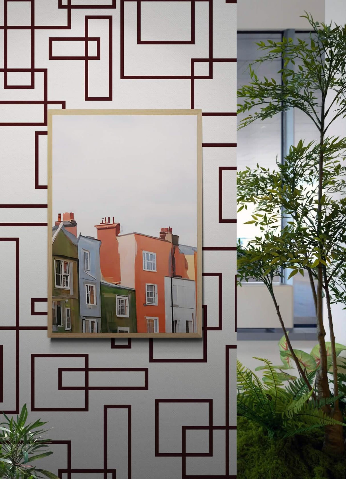 Charming Streetscape Trio – Set of 3 Wall Art Prints | Canvas & Framed Canvas Options - Framed Canvas - 30X45 CM / 12X18″ - Black frame