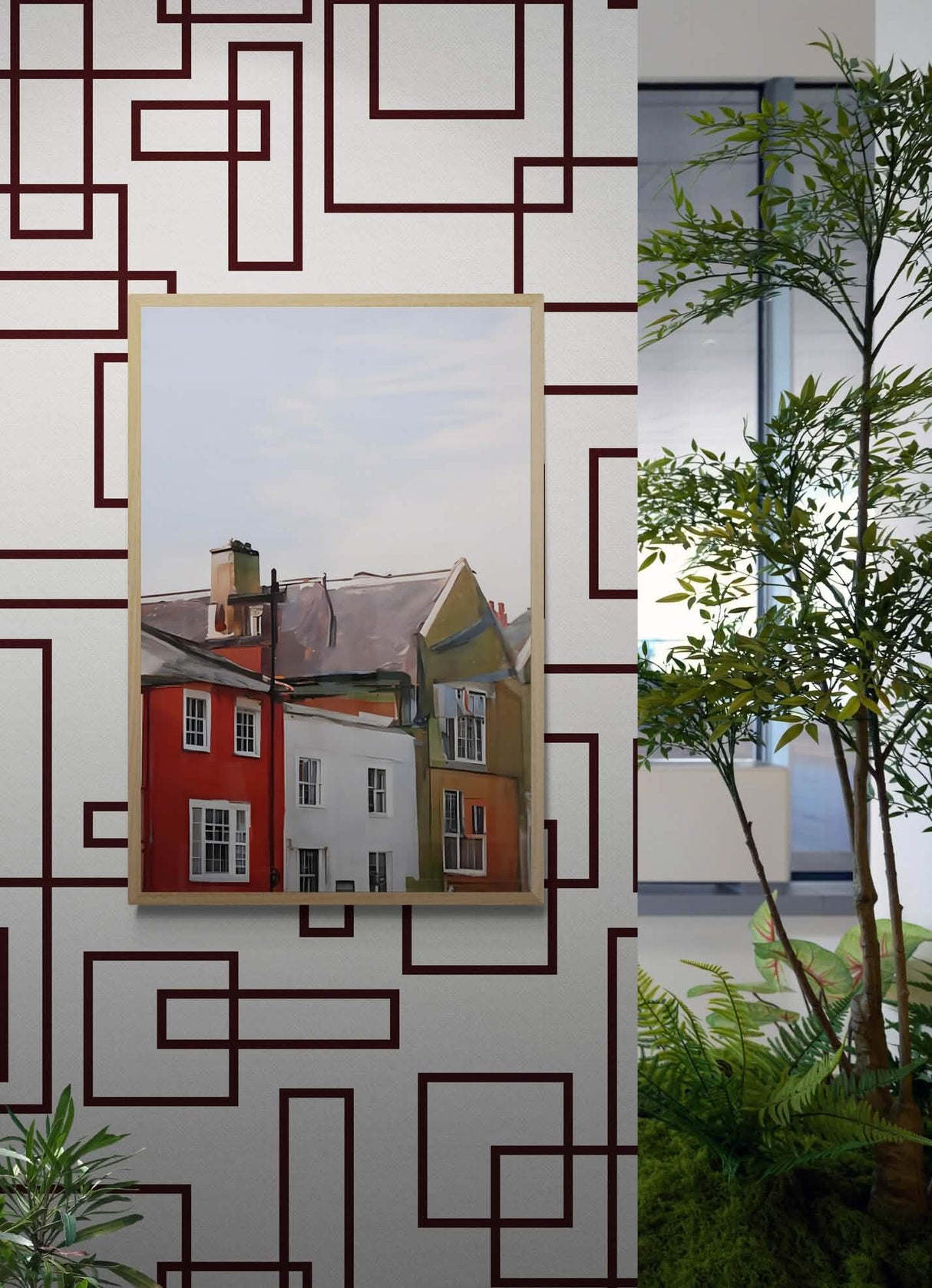 Charming Streetscape Trio – Set of 3 Wall Art Prints | Canvas & Framed Canvas Options - Framed Canvas - 30X45 CM / 12X18″ - Black frame