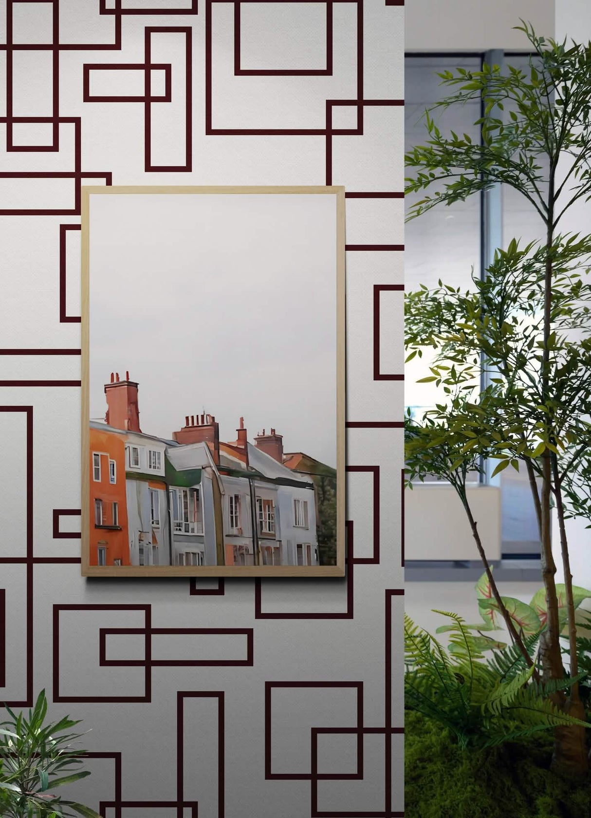 Charming Streetscape Trio – Set of 3 Wall Art Prints | Canvas & Framed Canvas Options - Framed Canvas - 30X45 CM / 12X18″ - Black frame