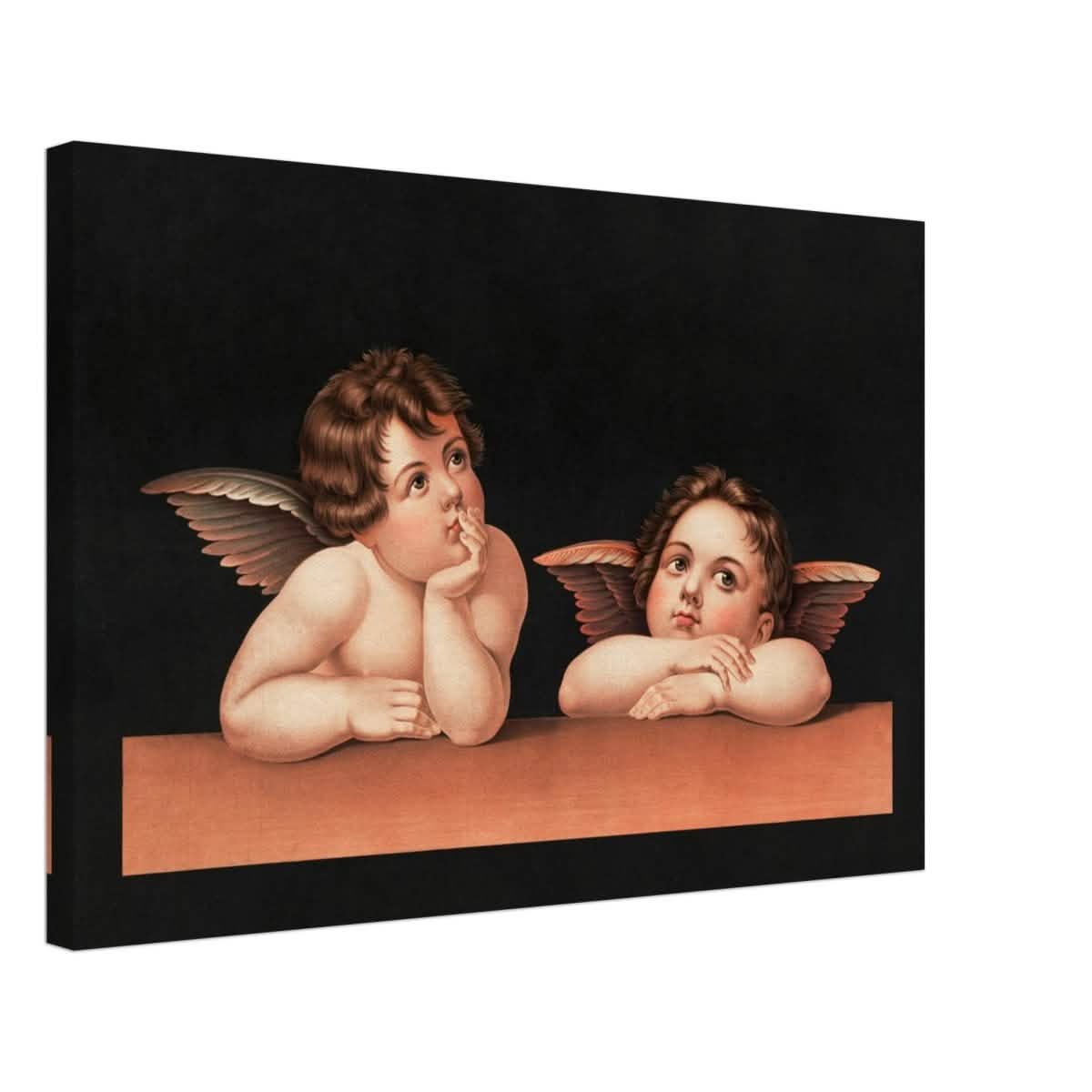 Cherubs after Raphael Vintage Wall Art 1890 - Canvas - 40x60 cm / 16x24″ - Slim
