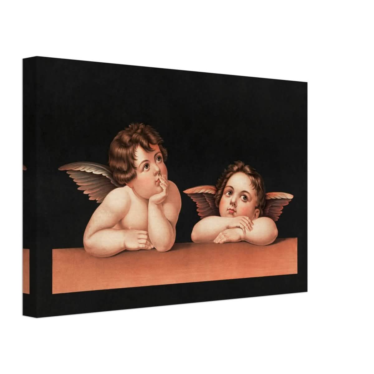Cherubs after Raphael Vintage Wall Art 1890 - Canvas - 30x45 cm / 12x18″ - Thick