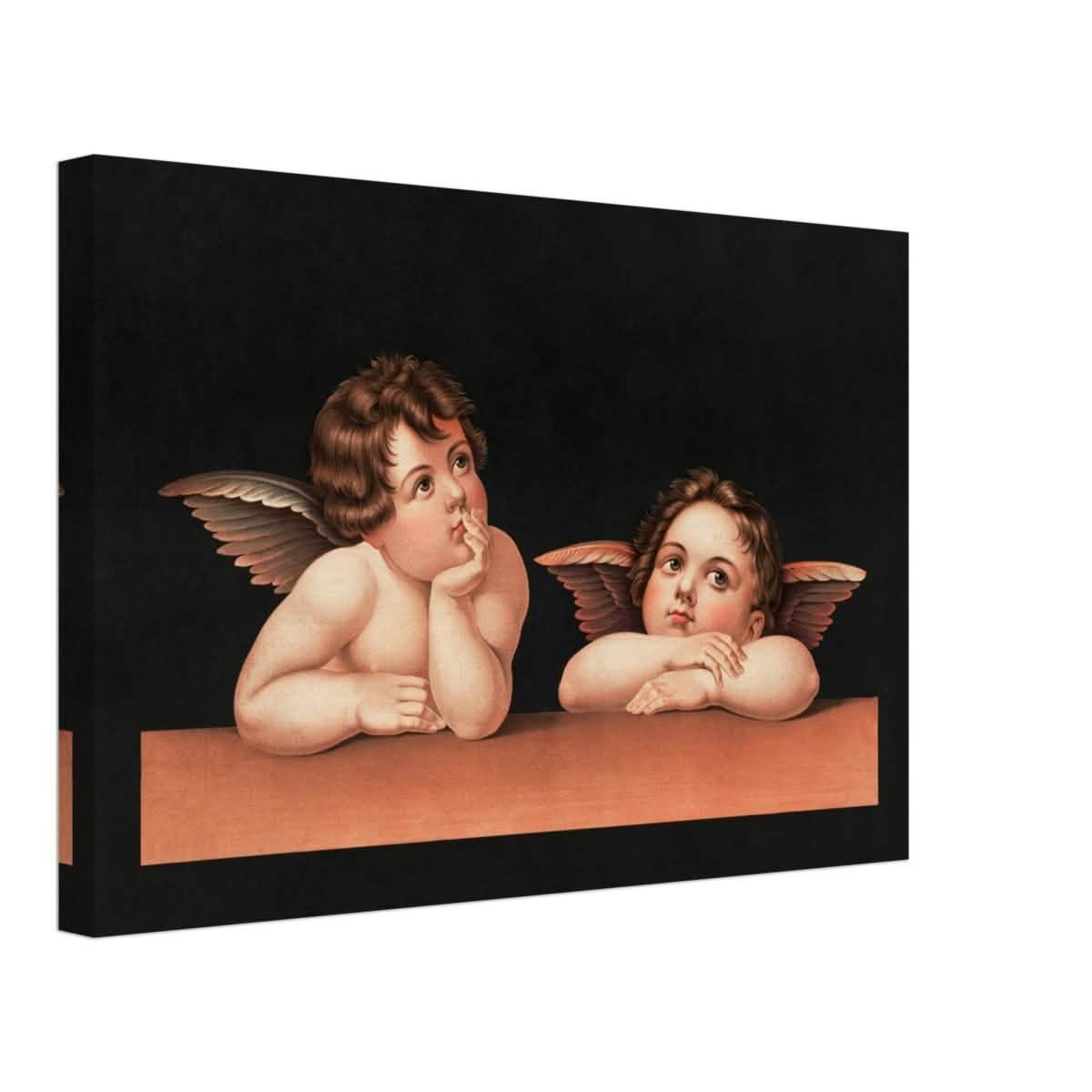Cherubs after Raphael Vintage Wall Art 1890 - Canvas - 30x45 cm / 12x18″ - Slim