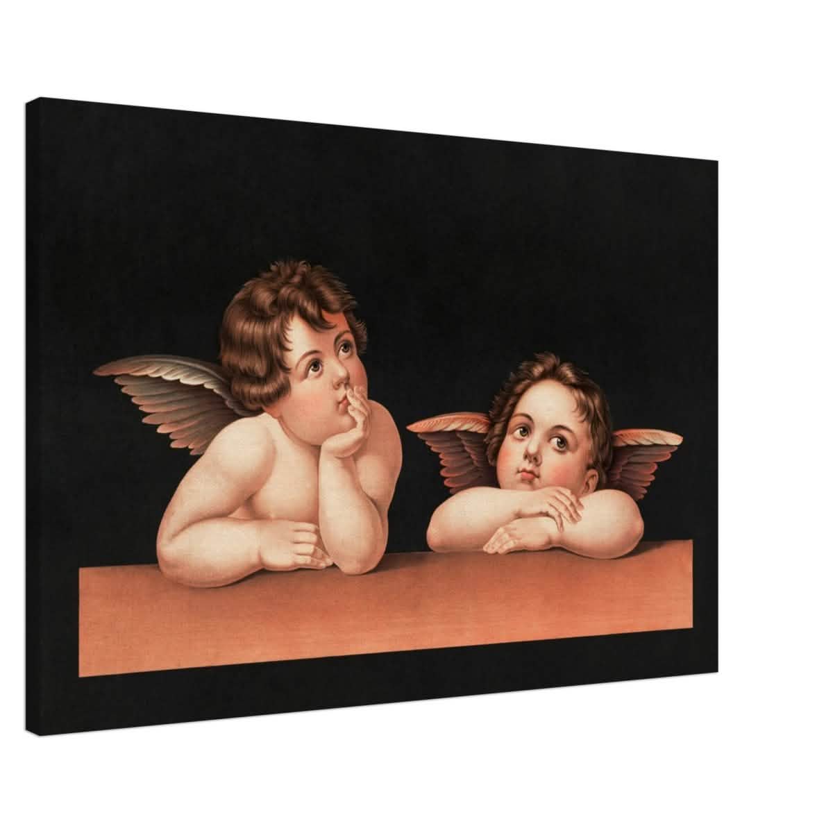 Cherubs after Raphael Vintage Wall Art 1890 - Canvas - 60x90 cm / 24x36″ - Slim