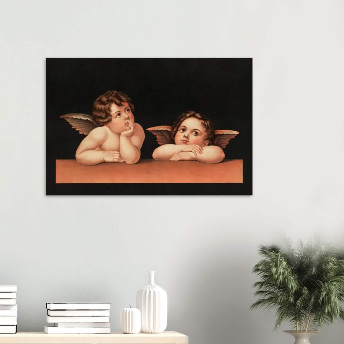 Cherubs after Raphael Vintage Wall Art 1890 - Wood Prints - 60x90 cm / 24x36″ - 10 mm