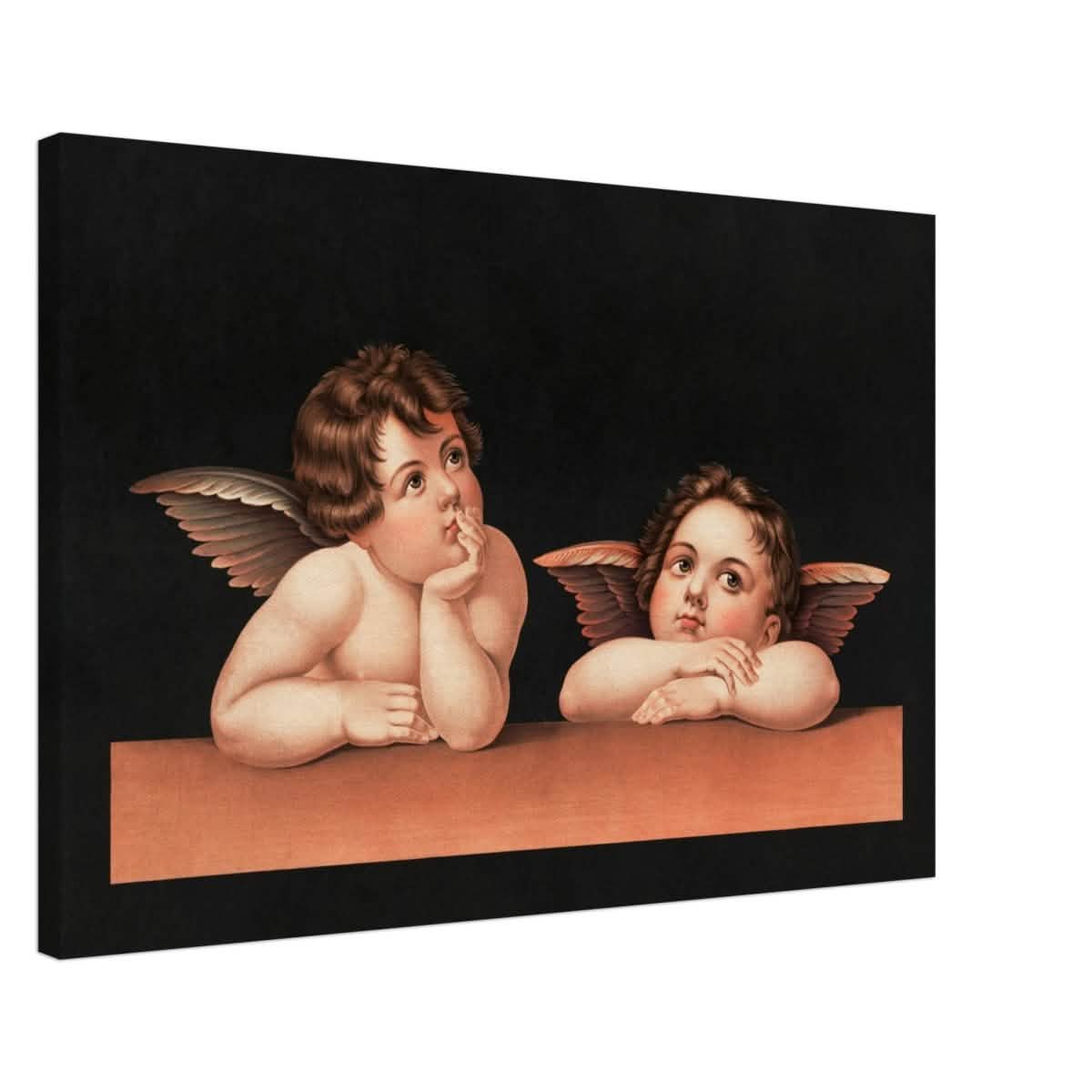 Cherubs after Raphael Vintage Wall Art 1890 - Canvas - 60x90 cm / 24x36″ - Thick