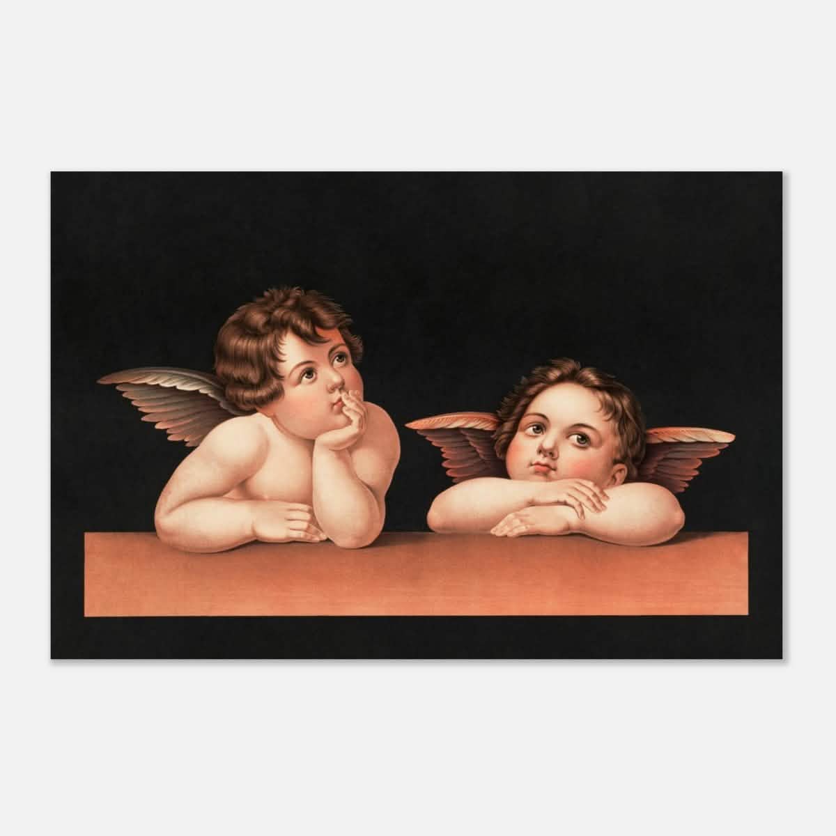 Cherubs after Raphael Vintage Wall Art 1890 - Aluminum Print - 30x45 cm / 12x18″ -