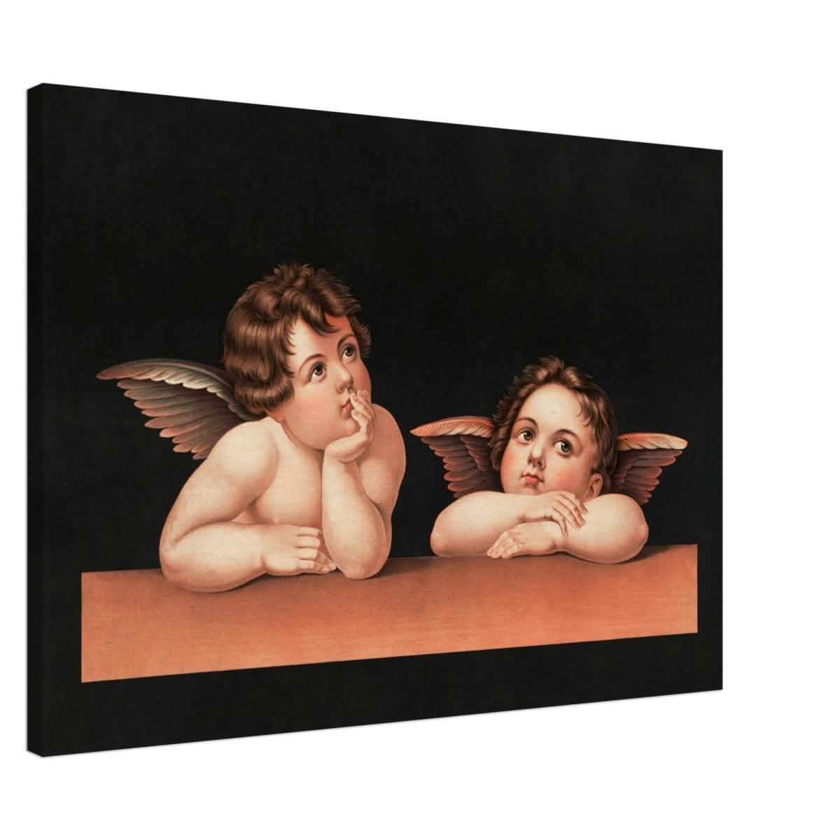 Cherubs after Raphael Vintage Wall Art 1890 - Canvas - 70x100 cm / 28x40″ - Thick