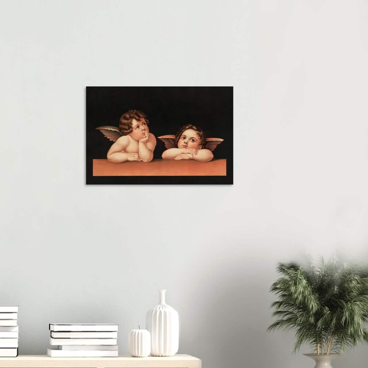 Cherubs after Raphael Vintage Wall Art 1890 - Wood Prints - 40x60 cm / 16x24″ - 20 mm