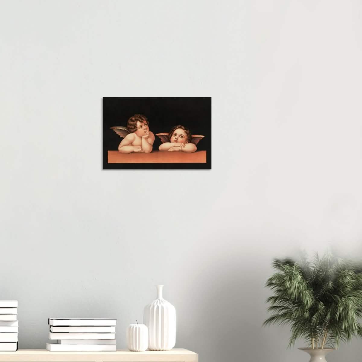 Cherubs after Raphael Vintage Wall Art 1890 - Wood Prints - 30x45 cm / 12x18″ - 20 mm