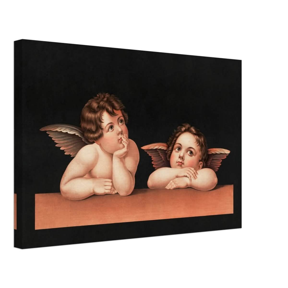 Cherubs after Raphael Vintage Wall Art 1890 - Canvas - 40x60 cm / 16x24″ - Thick
