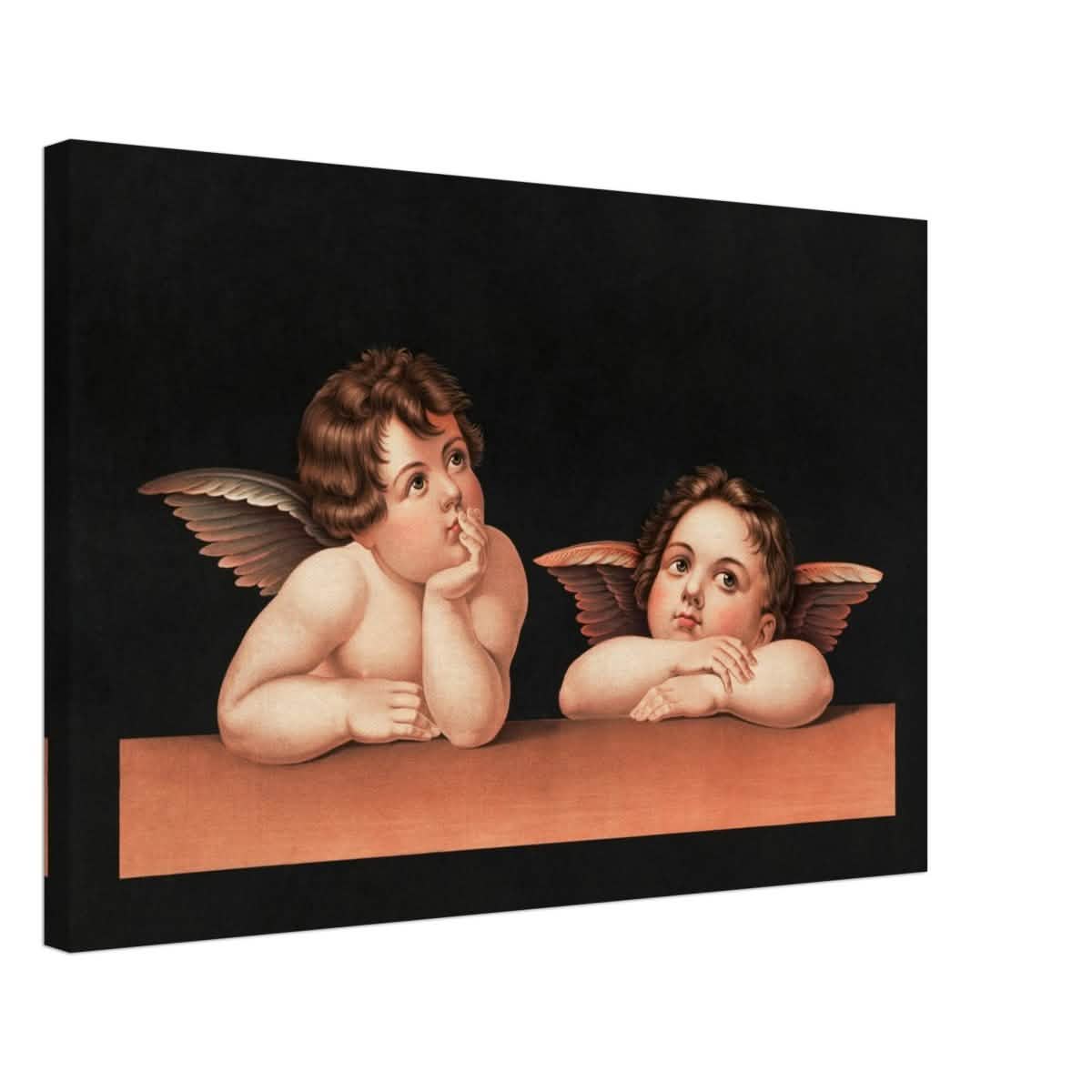 Cherubs after Raphael Vintage Wall Art 1890 - Canvas - 50x75 cm / 20x30″ - Thick