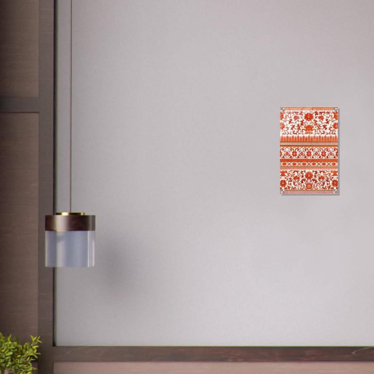 Chinese Ornament - Geometric Art - Acrylic Print - 30x45 cm / 12x18″ -