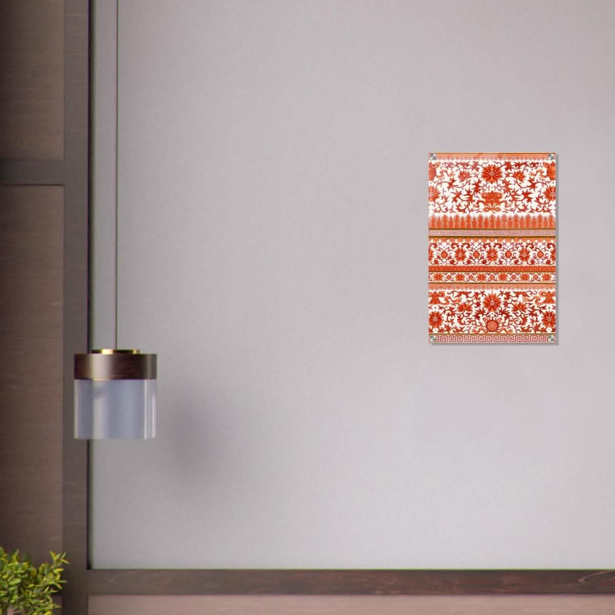 Chinese Ornament - Geometric Art - Acrylic Print - 40x60 cm / 16x24″ -