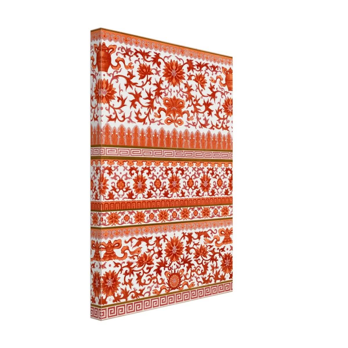 Chinese Ornament - Geometric Art - Canvas - 30x45 cm / 12x18″ - Thick